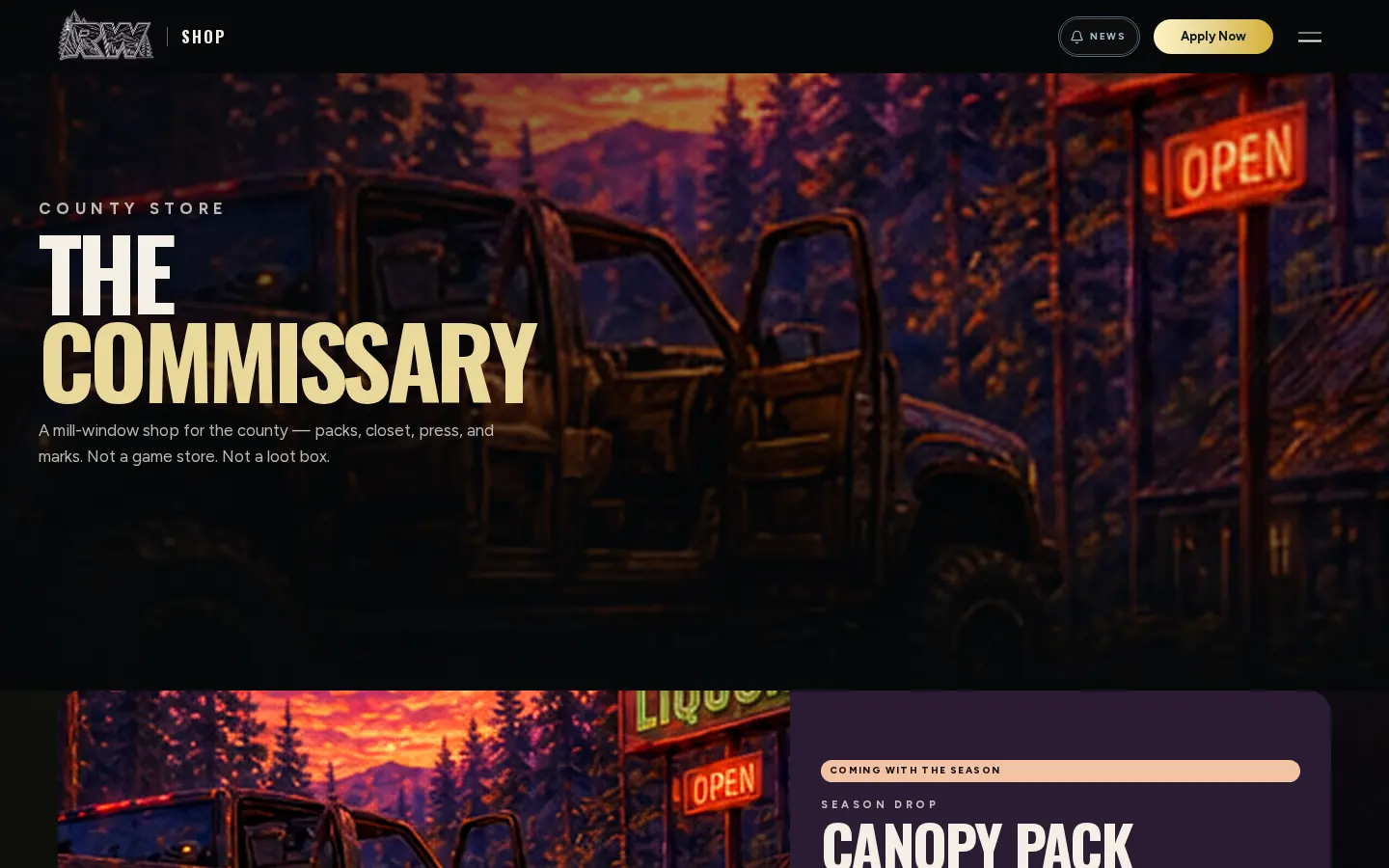 Shop preview “The Commissary”